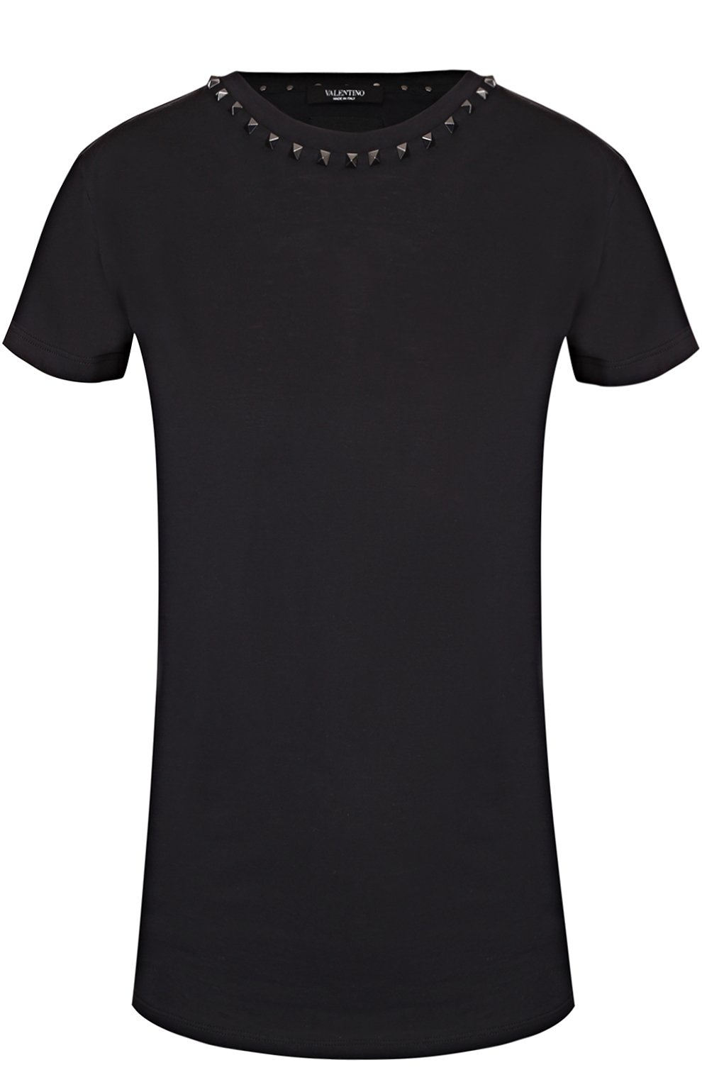 Футболка прямого кроя с шипами VALENTINO, арт. MB3MG03A/2QK, фото 1