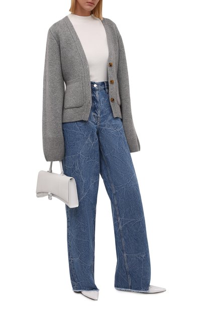 Джинсы DRIES VAN NOTEN голубого цвета по цене 45800 руб., арт. 212-012404-3381, фото 2 Джинсы DRIES VAN NOTEN, арт. 212-012404-3381, фото 2