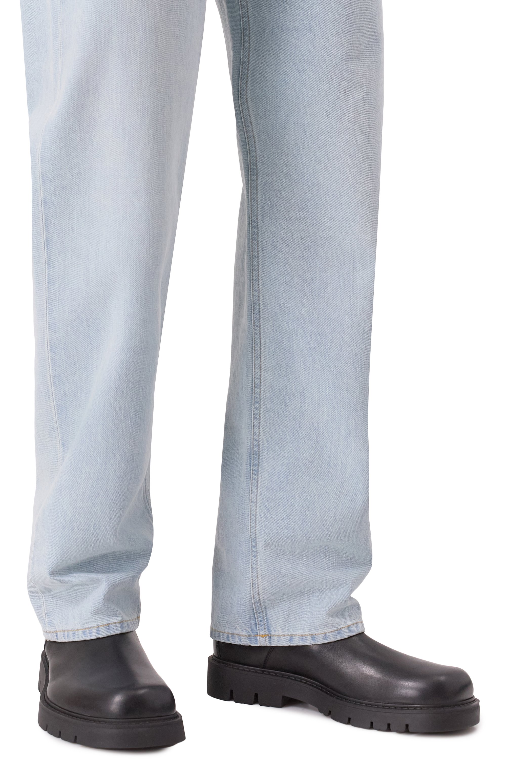 Кожаные сапоги haddock BOTTEGA VENETA, арт. 816624/V54W0, фото 3