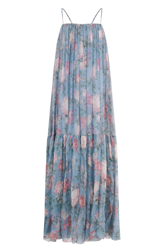 Шелковое платье Chloé CH25UR055459 Голубой CH25UR055459