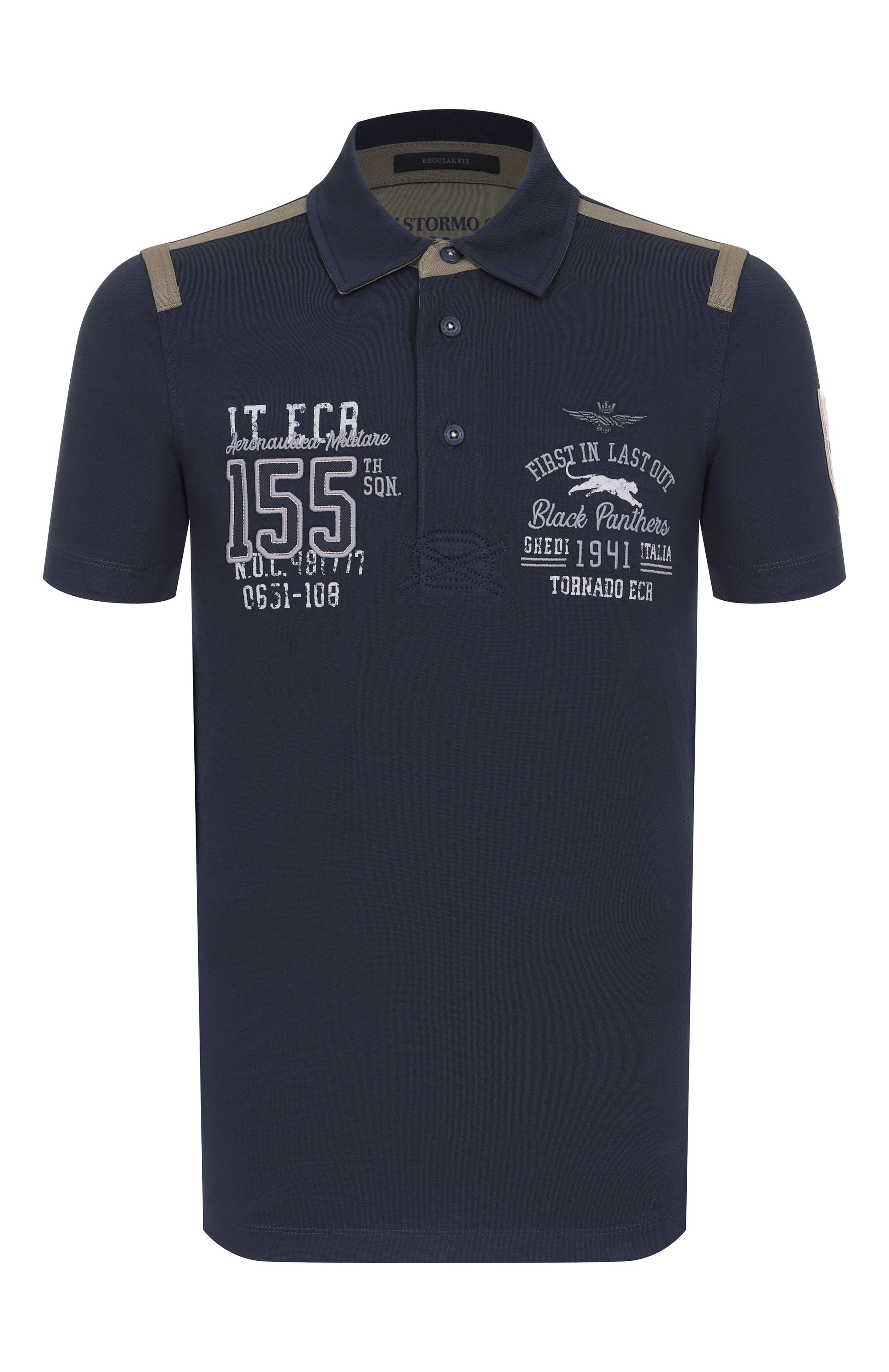 Хлопковое поло AERONAUTICA MILITARE, арт. 251P01860P173, фото 1