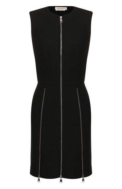 Платье из смеси шерсти и шелка ALEXANDER MCQUEEN, арт. 593129/QJAAA, фото 1