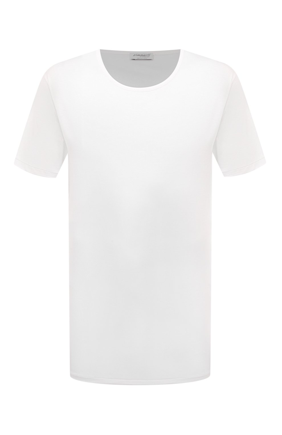 Хлопковая футболка ZIMMERLI белого цвета по цене 26100 руб., арт. 286-1441/XL, фото 1 Хлопковая футболка ZIMMERLI, арт. 286-1441/XL, фото 1