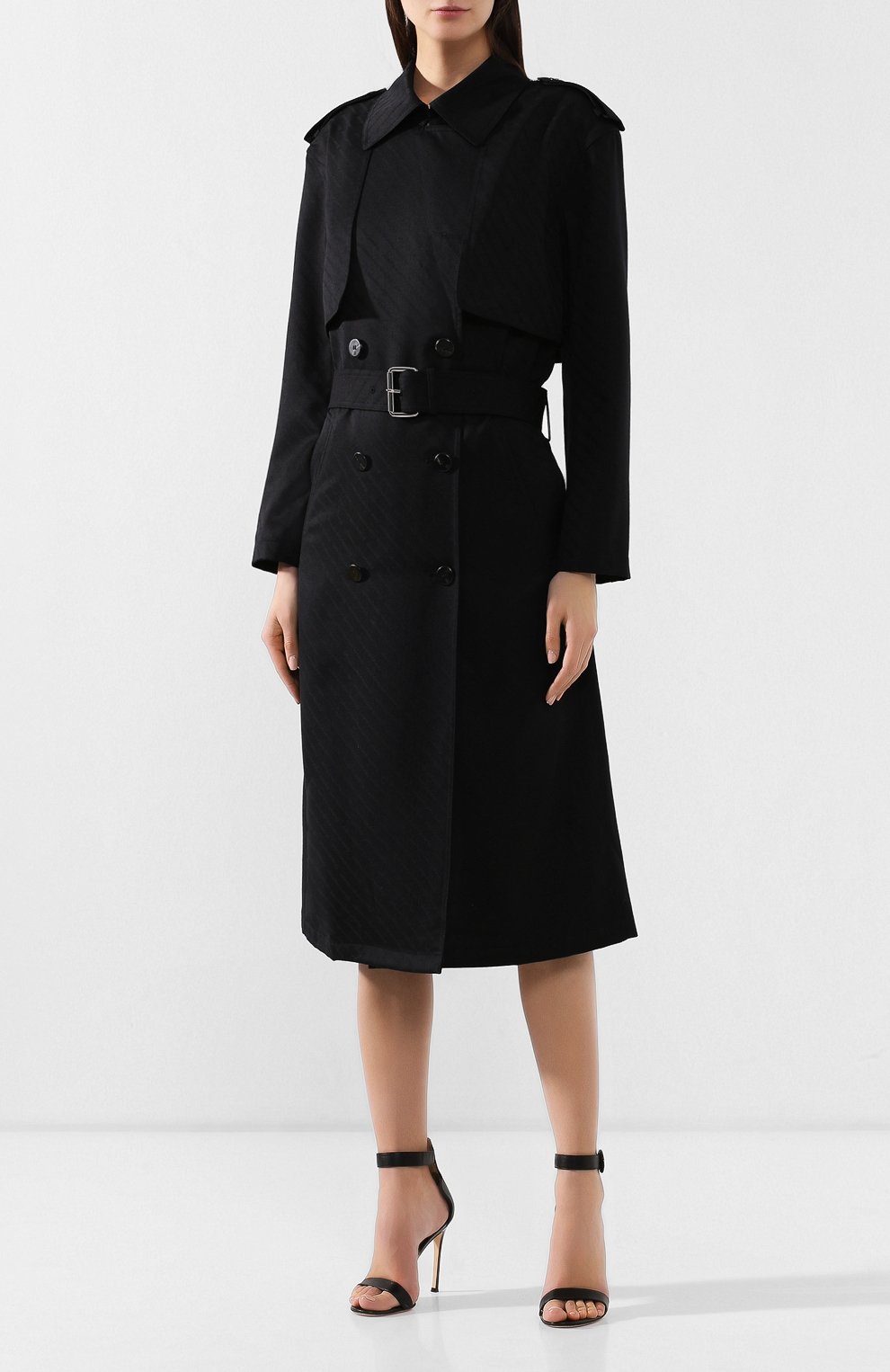 Шерстяное пальто ALEXANDER WANG, арт. 1W193045J5, фото 3