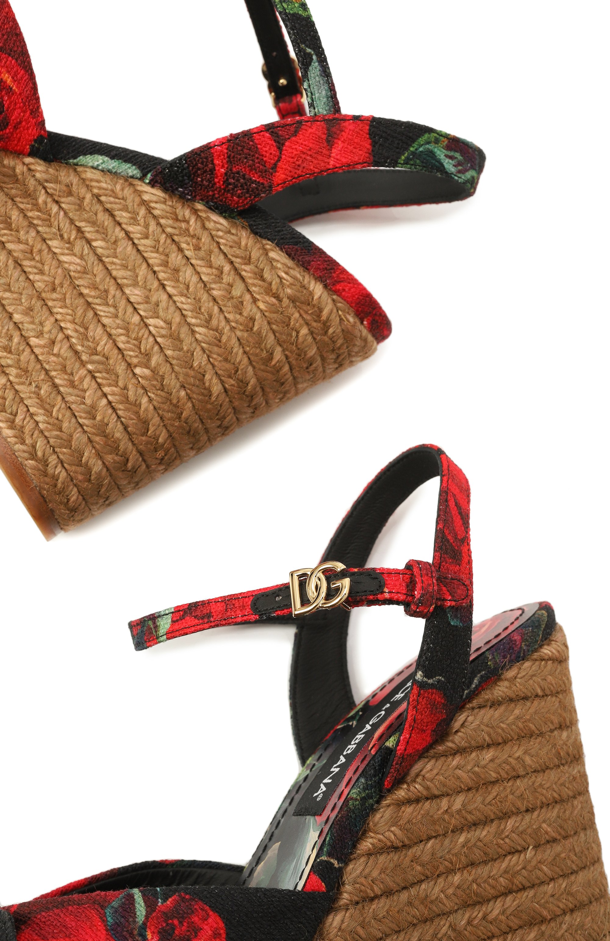 Текстильные босоножки lolita 85 DOLCE & GABBANA, арт. CZ0320/A6514, фото 7