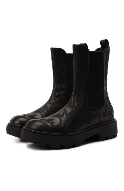 Кожаные ботинки MIU MIU, арт. 5U631D-3AQP-F0002-045, фото 1