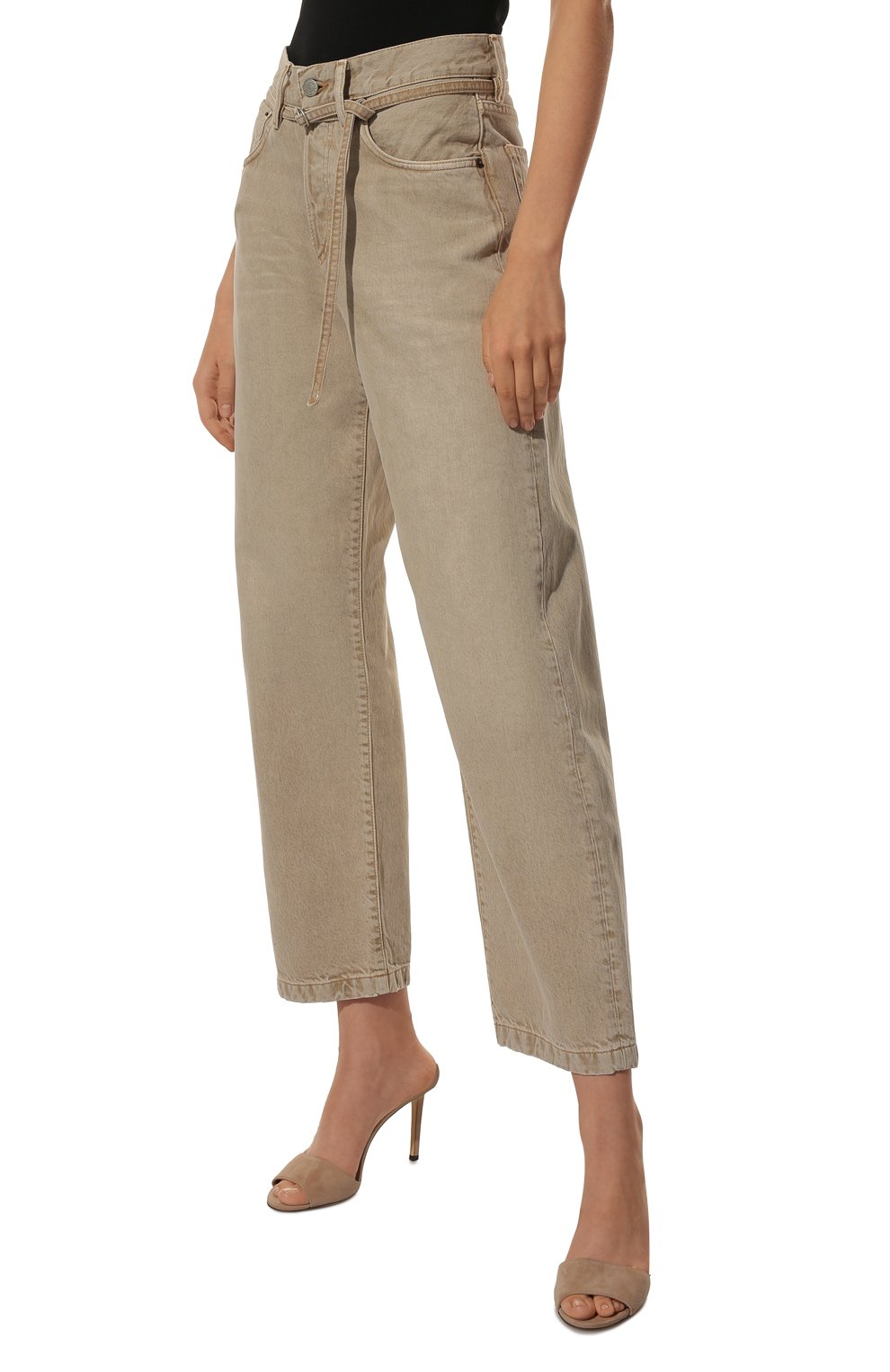 Джинсы ACNE STUDIOS бежевого цвета по цене 27150 руб., арт. C00032/W, фото 3 Джинсы ACNE STUDIOS, арт. C00032/W, фото 3