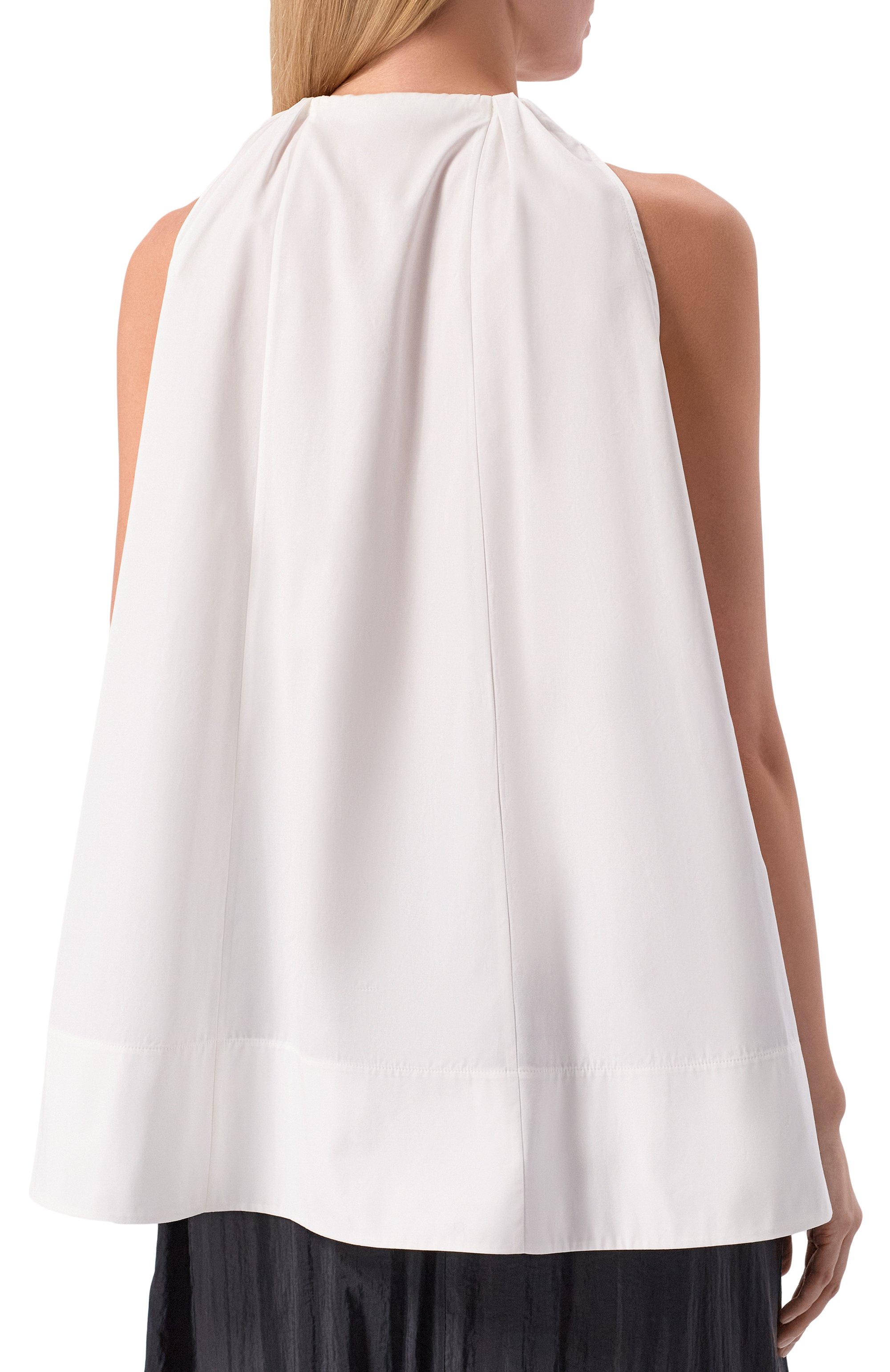 Хлопковый топ CO белого цвета по цене 68650 руб., арт. 1413LCSP-C0RE, фото 4 Хлопковый топ CO, арт. 1413LCSP-C0RE, фото 4