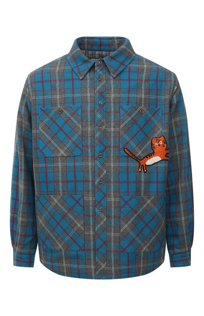 Куртка-рубашка из шерсти и кашемира GUCCI, арт. 666508/ZAH89, фото 1