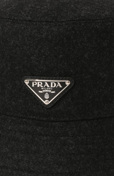 Шерстяная панама PRADA, арт. 2HC137-1UMT-F0308, фото 4