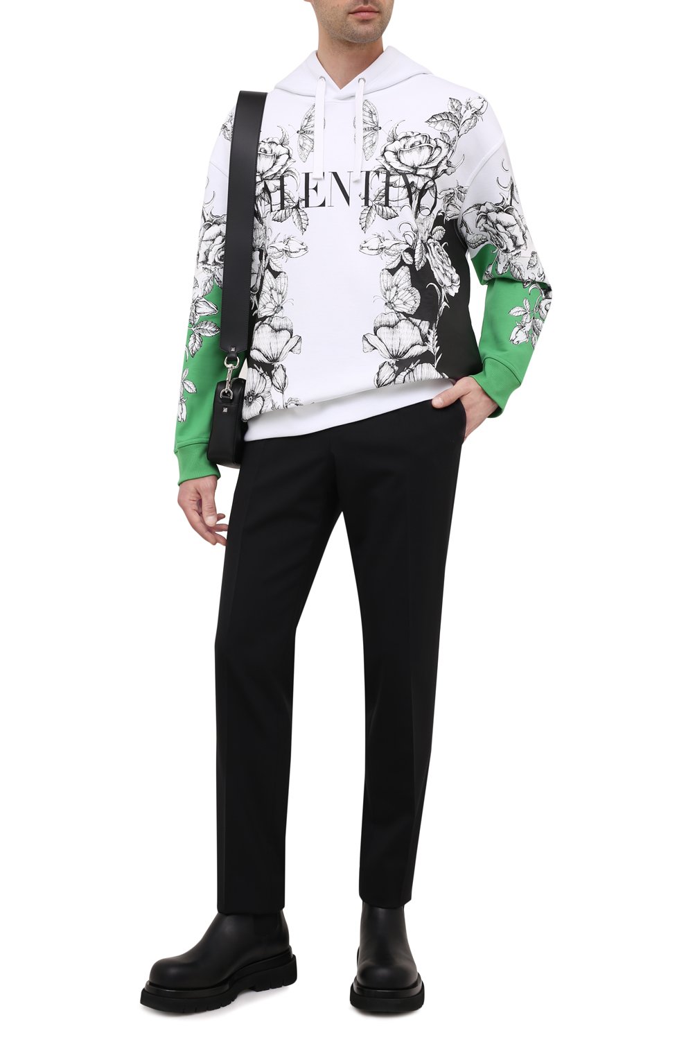 Хлопковое худи VALENTINO, арт. WV3MF19I7L6, фото 2