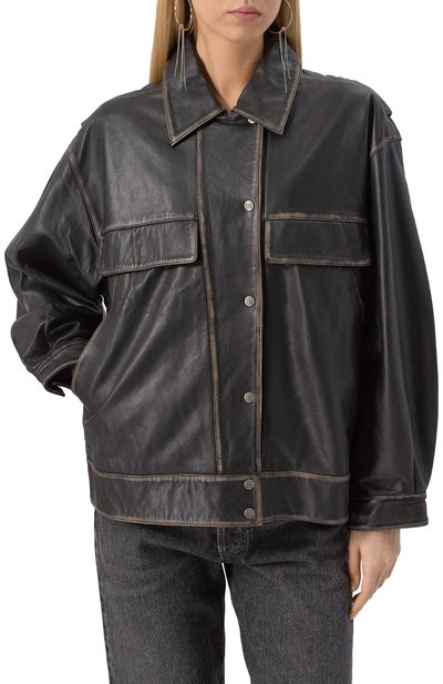 Кожаная куртка KSUBI, арт. WFA24JK004, фото 3