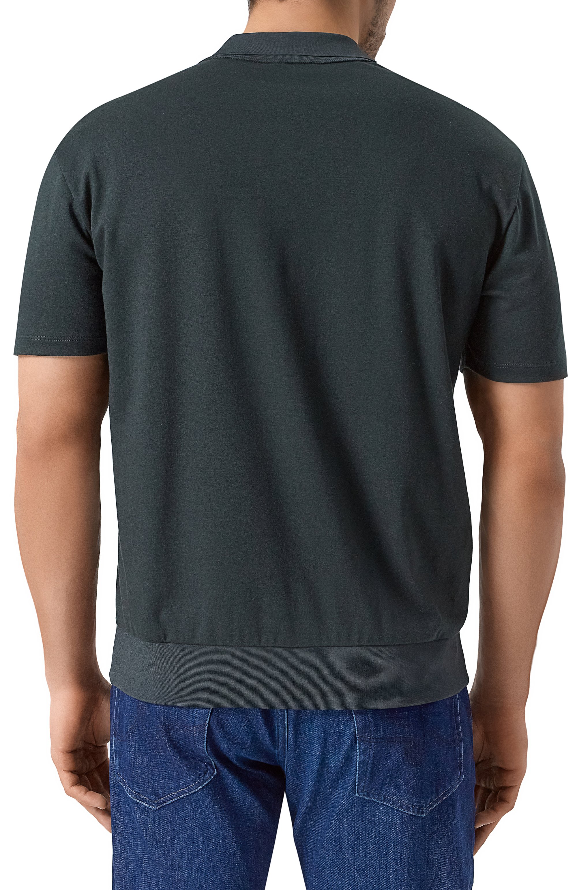 Поло из хлопка и кашемира GIORGIO ARMANI, арт. GM001244/TE11706, фото 4