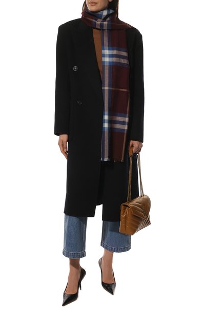 Шарф из шерсти и шелка BURBERRY, арт. 8049577, фото 2