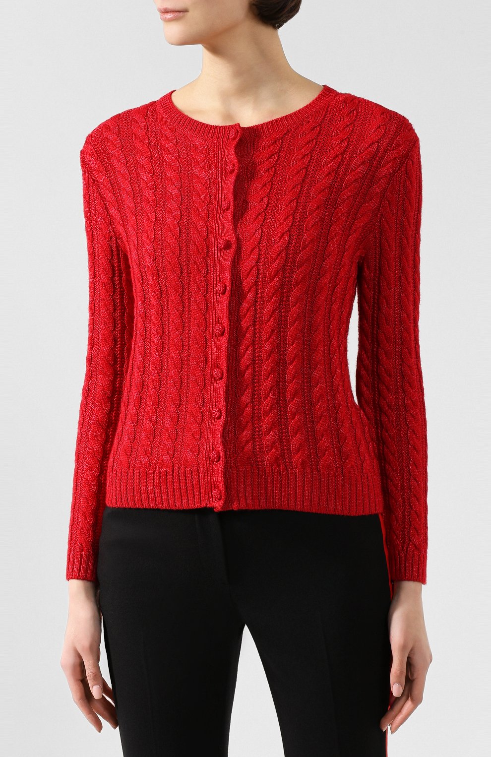 Кардиган из смеси шелка и кашемира RALPH LAUREN, арт. 290788760, фото 3