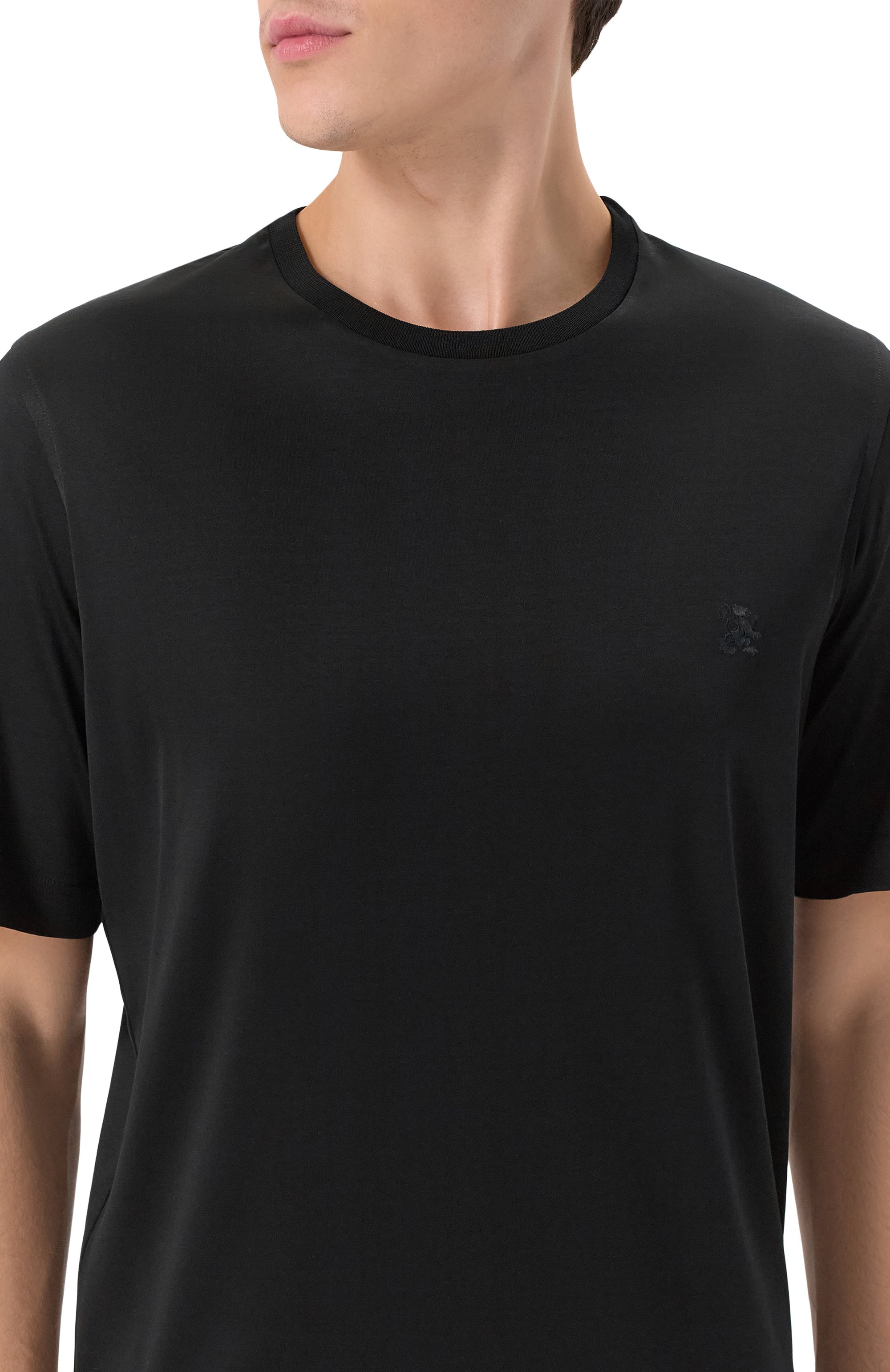 Хлопковая футболка ZILLI, арт. TSR02AM0100VZLE00, фото 5