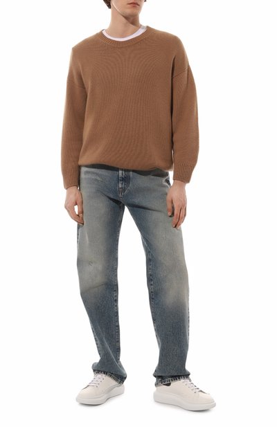 Кожаные кеды oversized ALEXANDER MCQUEEN, арт. 625162 WICGA, фото 2