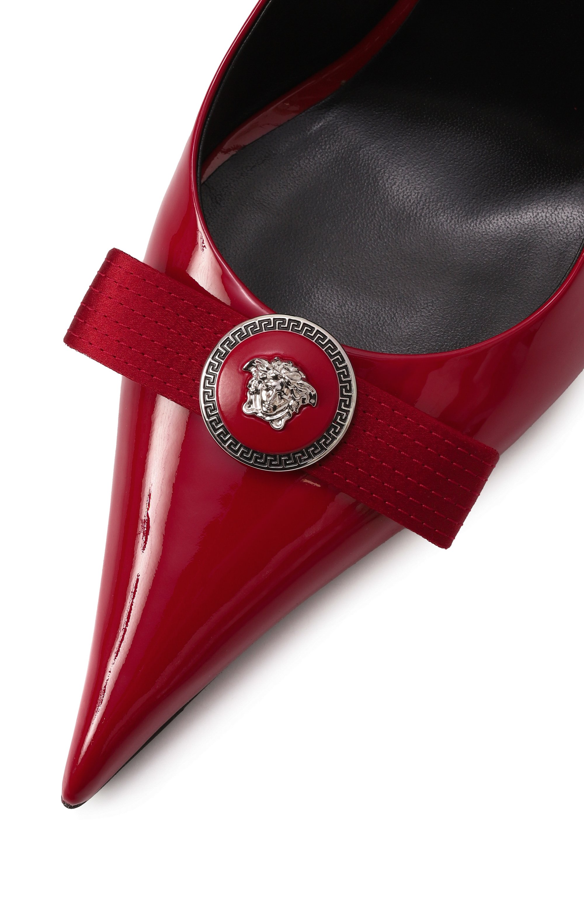 Лакированные туфли gianni ribbon 85 VERSACE, арт. 1013717/1A08983, фото 7