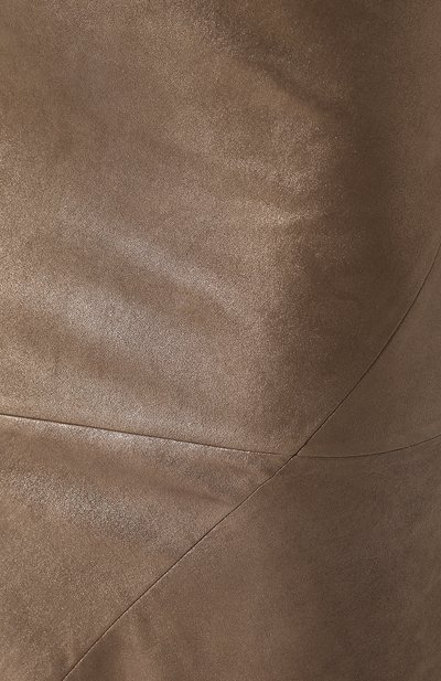 Кожаная юбка-карандаш с эластичным поясом BRUNELLO CUCINELLI, арт. M0NP0G2738, фото 5