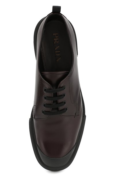 Кожаные дерби PRADA, арт. 2EE286-ZJY-F0397, фото 5