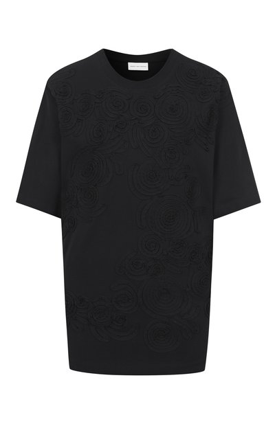 Женская хлопковая футболка DRIES VAN NOTEN, арт. 011119-2603-900