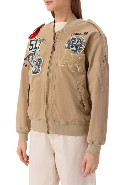Хлопковый бомбер AERONAUTICA MILITARE, арт. AB3041DCT04272, фото 3