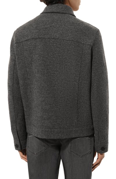 Шерстяная куртка-рубашка HARRIS WHARF LONDON, арт. C9331MLC, фото 4