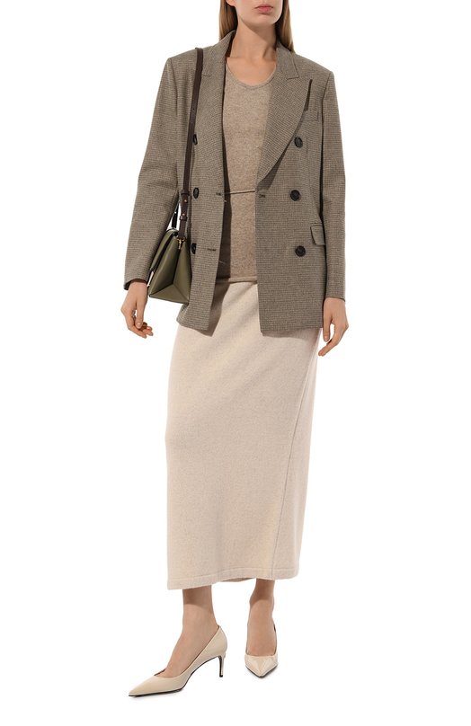 Жакет из шерсти и вискозы Pinko 104126/A248 Бежевый  104126/A248 Фото 2