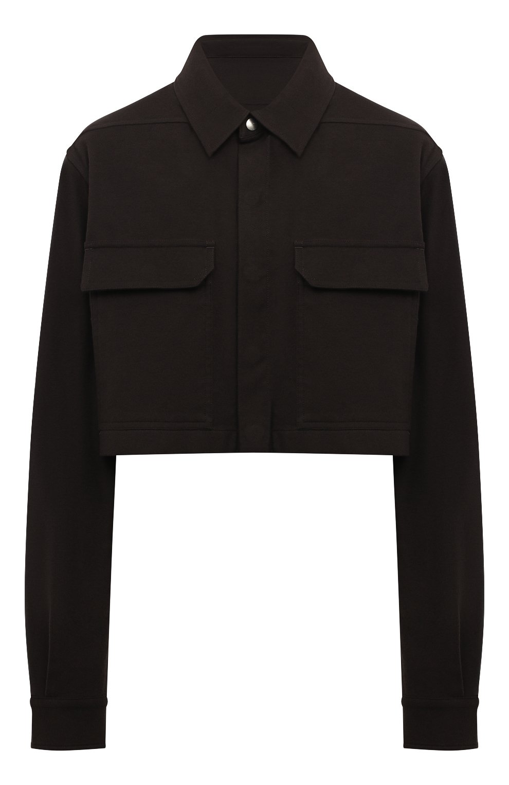 Хлопковая рубашка RICK OWENS, арт. RP02D3245/FL, фото 1