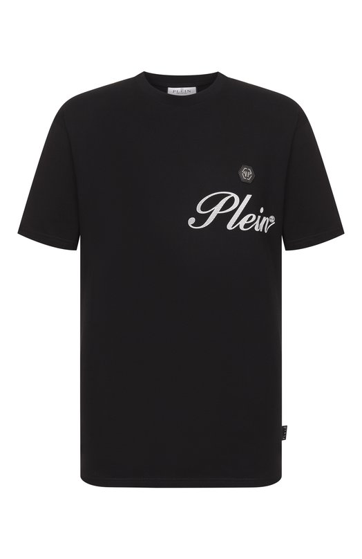 Хлопковая футболка Philipp Plein SAFC MTK8880 PJY002N Чёрный SAFC MTK8880 PJY002N