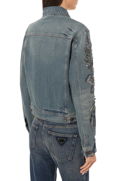 Джинсовая куртка PRADA, арт. GFB281-1ZWC-F0008-212, фото 4