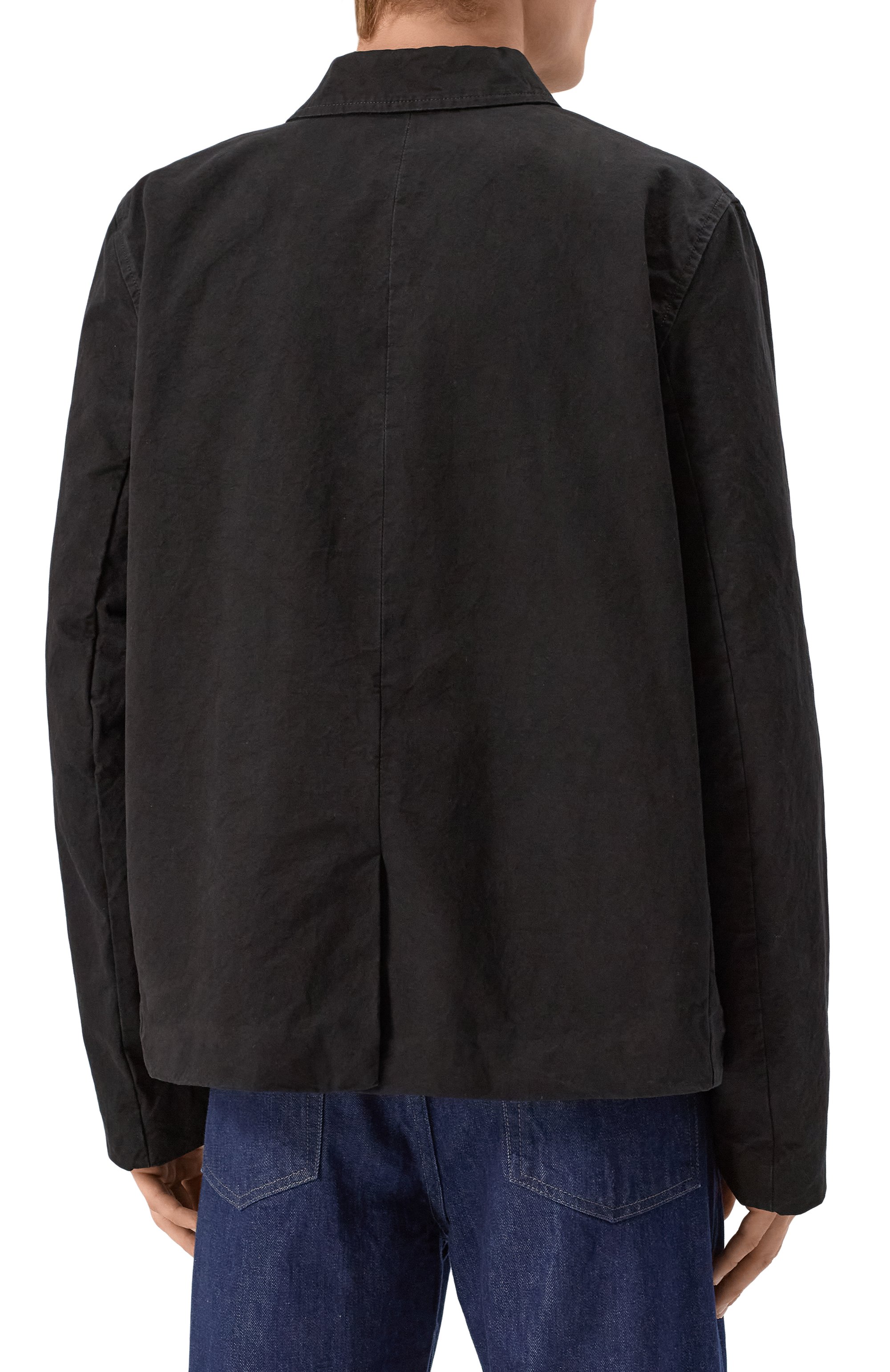 Хлопковая куртка-рубашка ANN DEMEULEMEESTER, арт. B0012449/FA559, фото 4