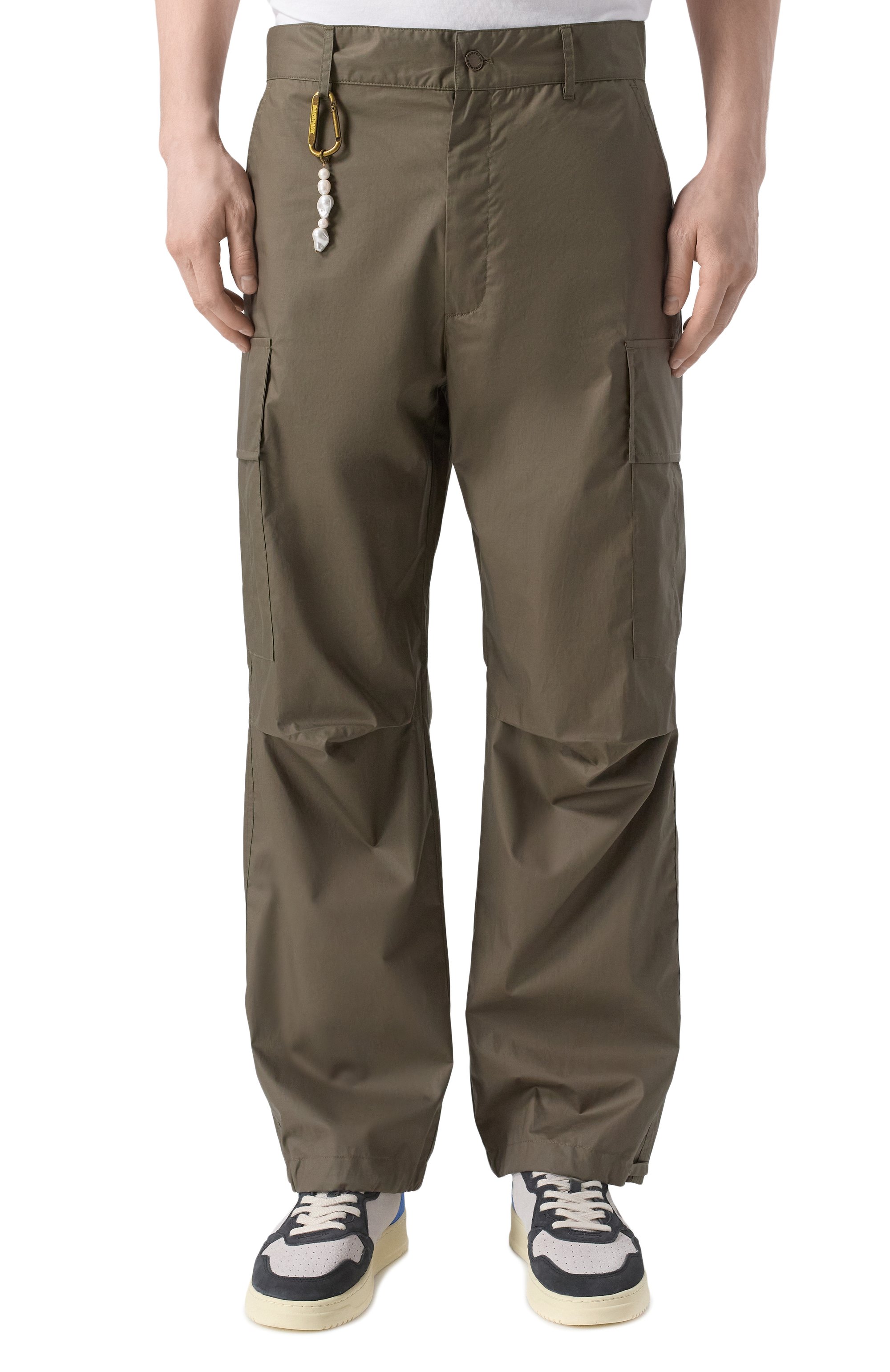 Хлопковые брюки-карго DARKPARK хаки цвета по цене 63150 руб., арт. MTR19/FAC77, фото 3 Хлопковые брюки-карго DARKPARK, арт. MTR19/FAC77, фото 3