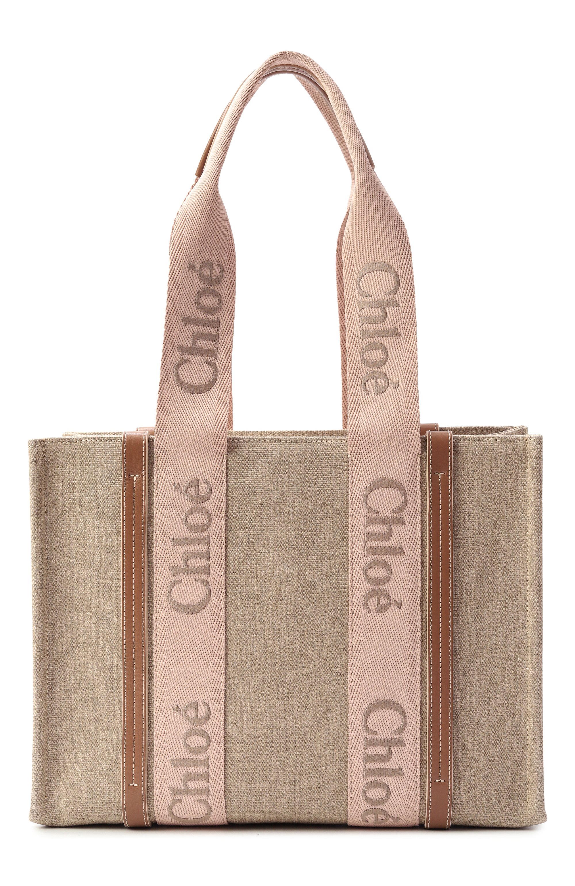 Сумка-тоут woody medium CHLOÉ, арт. CHC23AS383L17, фото 6