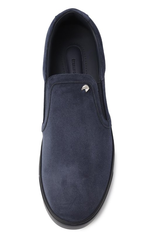 Замшевые слипоны Stefano Ricci UF50_G2283/SDP_ Синий  UF50_G2283/SDP_ Фото 5