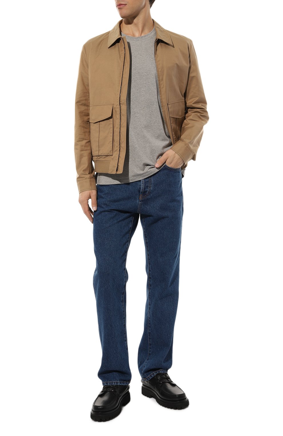 Хлопковая футболка 7 FOR ALL MANKIND, арт. JSIM2370GM, фото 2