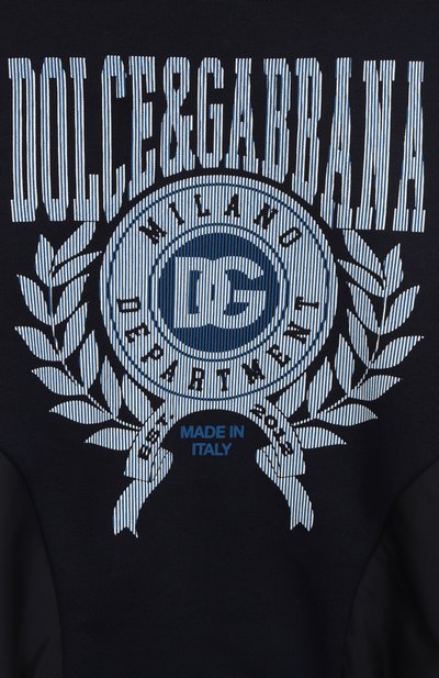 Хлопковое худи DOLCE & GABBANA, арт. L4JWMC/G7PDQ/8-12+, фото 3