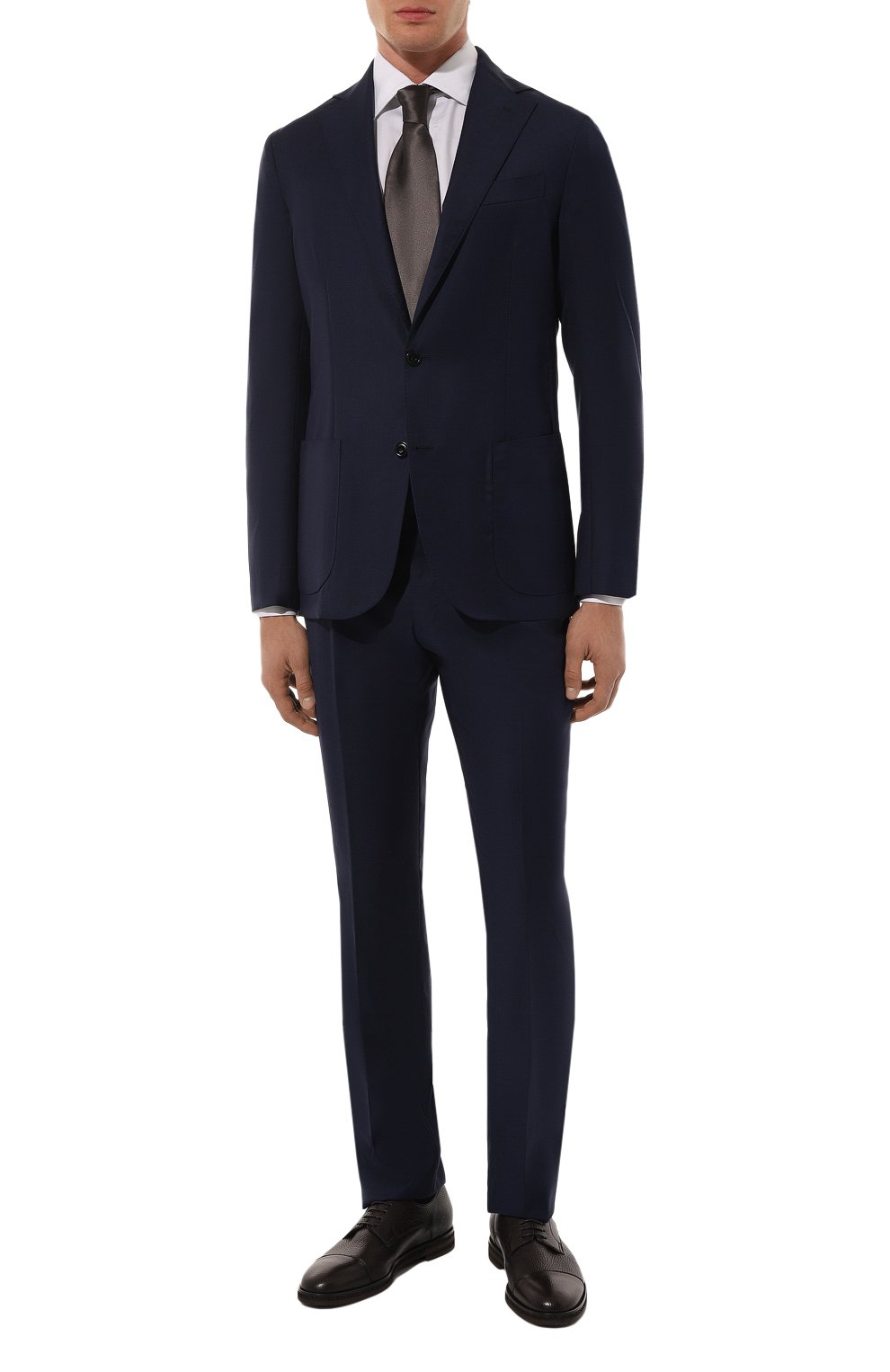 Хлопковая сорочка CANALI белого цвета по цене 29950 руб., арт. NCLX018/GR03302, фото 2 Хлопковая сорочка CANALI, арт. NCLX018/GR03302, фото 2