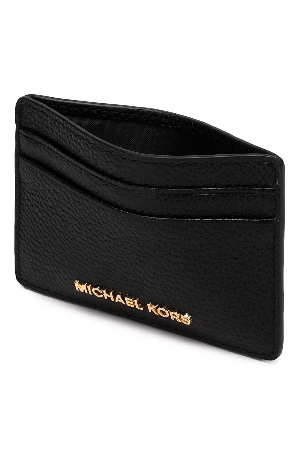 Кожаный футляр для кредитных карт MICHAEL MICHAEL KORS черного цвета по цене 5995 руб., арт. 32F7GF6D0L, фото 3 Кожаный футляр для кредитных карт MICHAEL MICHAEL KORS, арт. 32F7GF6D0L, фото 3
