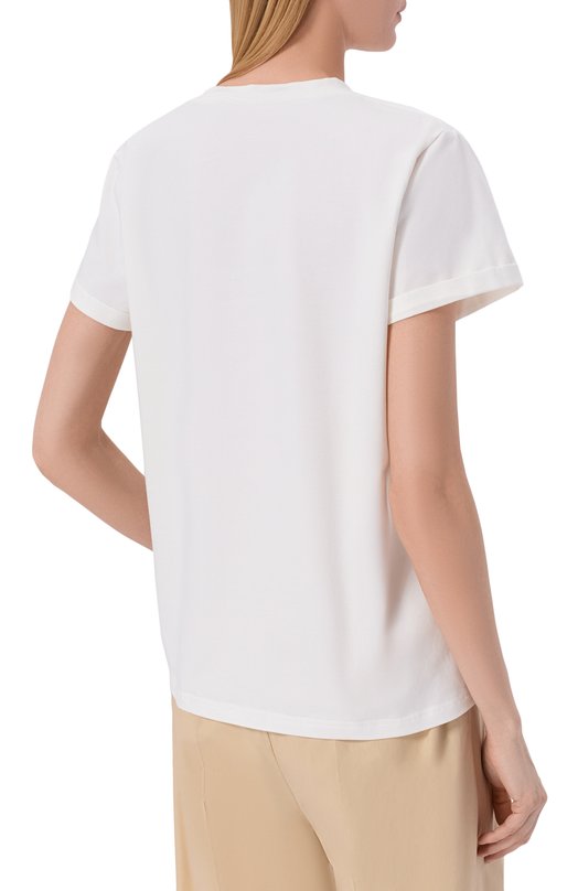 Хлопковая футболка Seven Lab CTR1.01.100.257.161 Белый  CTR1.01.100.257.161 Фото 4