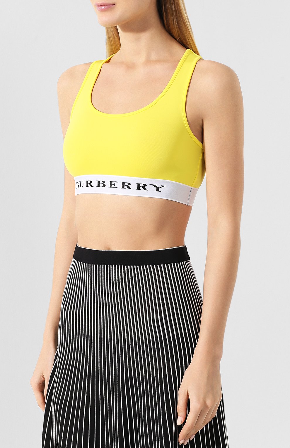 Кроп-топ с логотипом бренда BURBERRY, арт. 8001579, фото 3