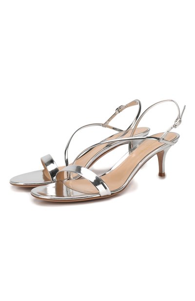 Кожаные босоножки manhattan  55 GIANVITO ROSSI, арт. G30142.55RIC.METARGE, фото 1