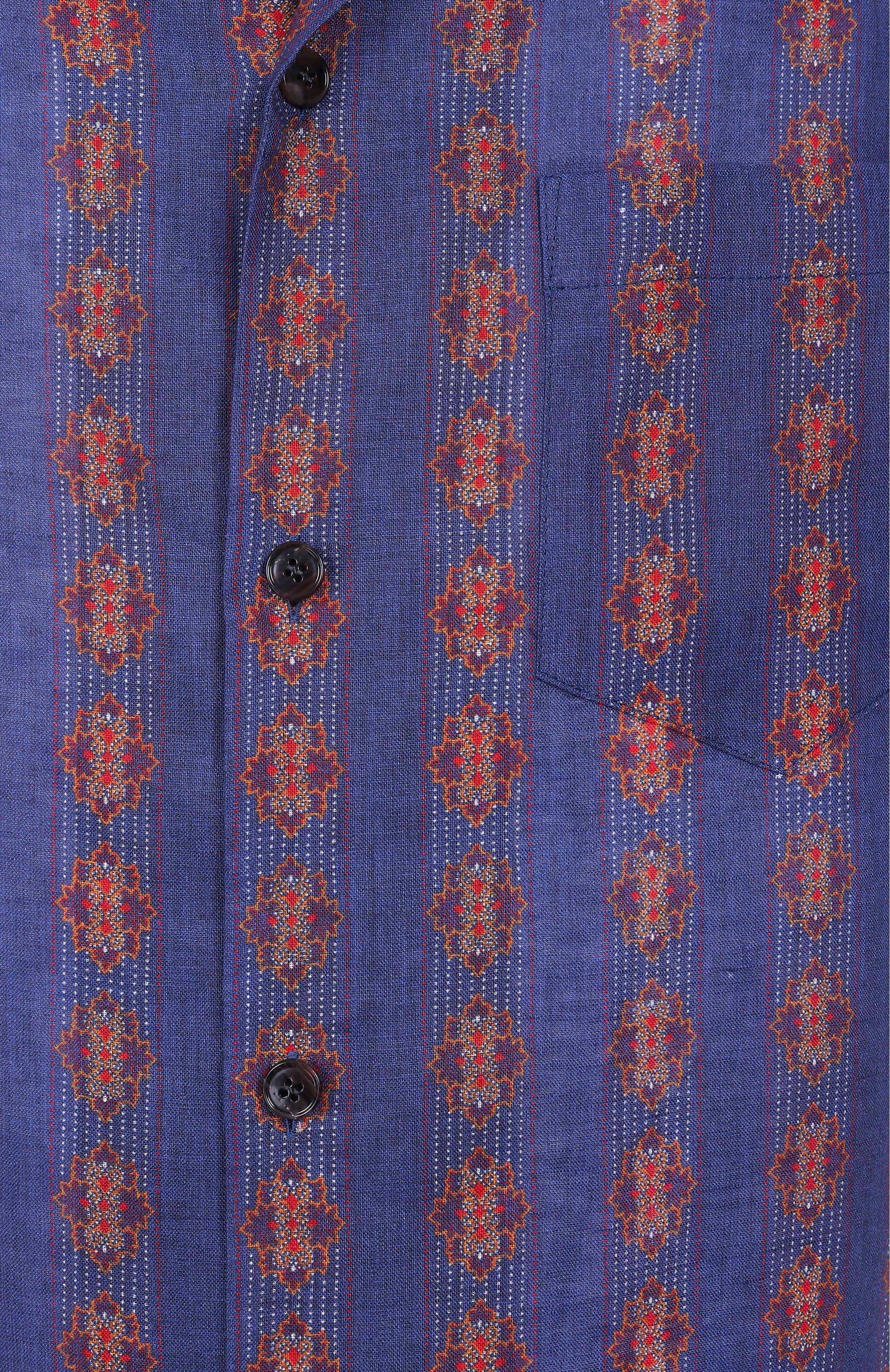 Льняная рубашка VALENTINO, арт. 6V3AA111AN0, фото 6