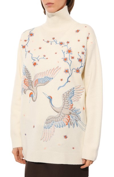 Кашемировый пуловер OLOLOL, арт. OLKN006/101.EMB.CR/W23, фото 3