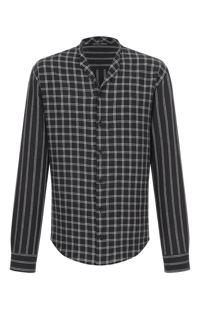 Мужская рубашка из вискозы и льна HANNES ROETHER, арт. T029PAS.3053.3052