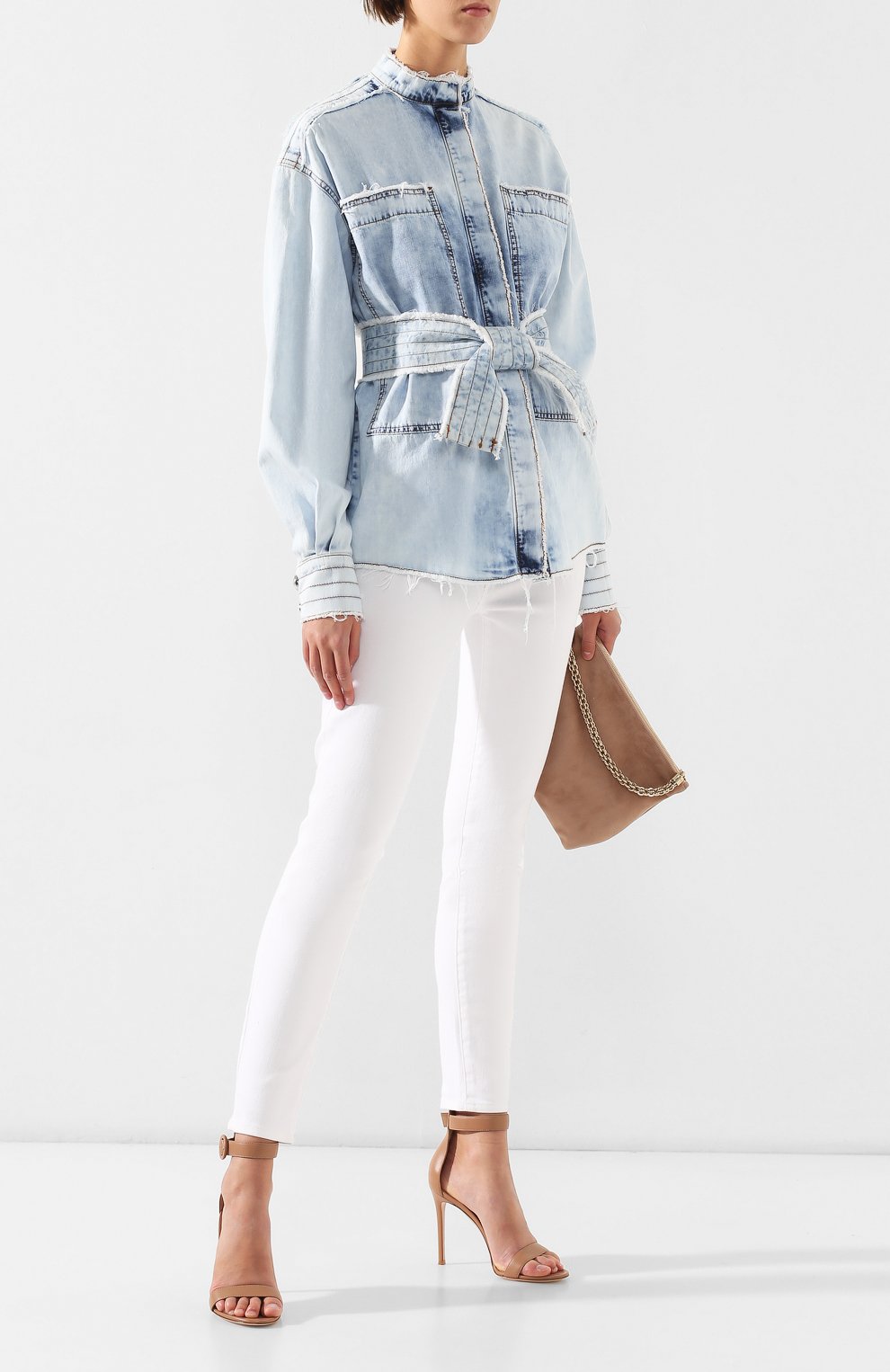 Джинсовый жакет BALMAIN, арт. RF02410/D053, фото 2