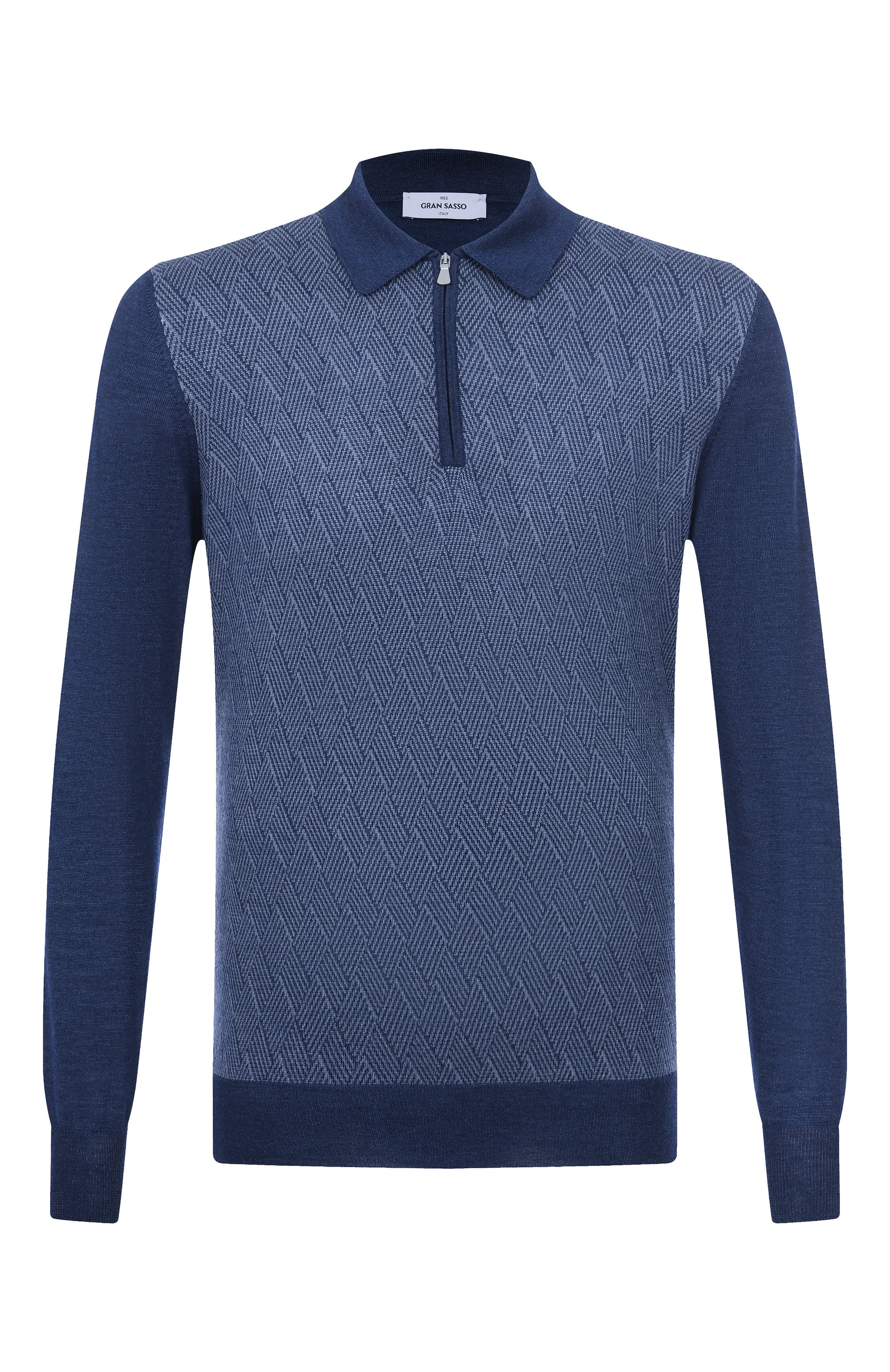 Поло из шерсти и шелка GRAN SASSO, арт. 57137/13126, фото 1
