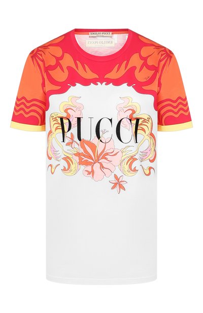 Хлопковая футболка EMILIO PUCCI, арт. 0EJP45/0E994, фото 1