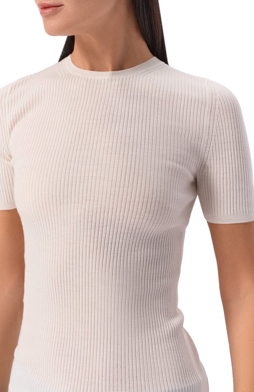 Шерстяной топ Petar Petrov F24K31 Кремовый  F24K31 Фото 5