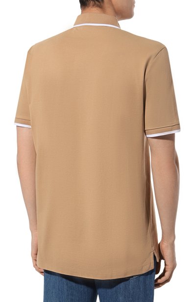 Хлопковое поло BOSS, арт. 50494697, фото 4